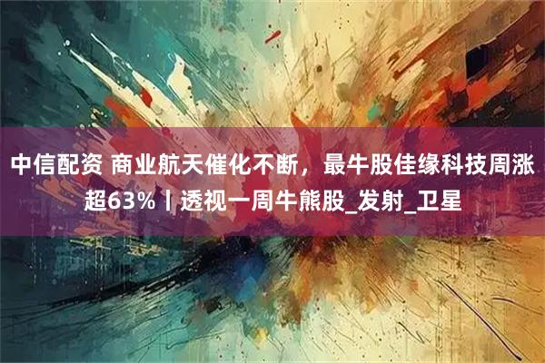 中信配资 商业航天催化不断，最牛股佳缘科技周涨超63%丨透视一周牛熊股_发射_卫星
