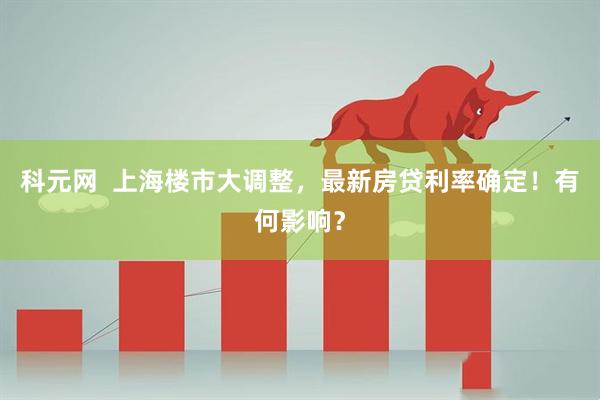 科元网  上海楼市大调整，最新房贷利率确定！有何影响？